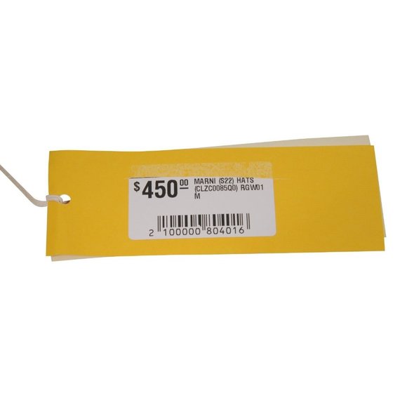 Marni Mens Fuzzy Wuzzy Brushed Beanie Medium White Mohair Blend Hat Skull Cap - Picture 6 of 9